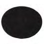 Performance Plus Round Stripping Pad Black 17" 5 / cs — supplier reference photo; packaging or variant may differ