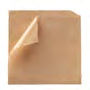 Fischer Plain Double Open Sandwich Bag 7" x 6 3/4" Kraft Grease Resistant 1000 / cs — supplier reference photo; packaging or variant may differ