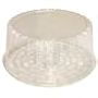 Novolex - Pactiv 10" Cake Container w/5" Deep Dome Clear Base / Clear Dome 55 / cs — supplier reference photo; packaging or variant may differ