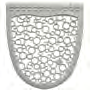Fresh Products P-Shield Urinal Mat Black / Black 6 / cs — supplier reference photo; packaging or variant may differ