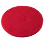 Performance Plus Round Buffing Pad Red 13" 5 / cs — supplier reference photo; packaging or variant may differ