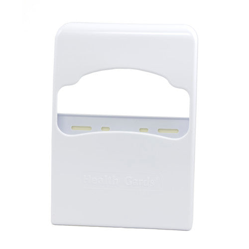 Hospeco Health Gards Quarter Fold Toilet Seat Cover Dispenser 1 / cs — manufacturer reference photo; confirm listed selling unit