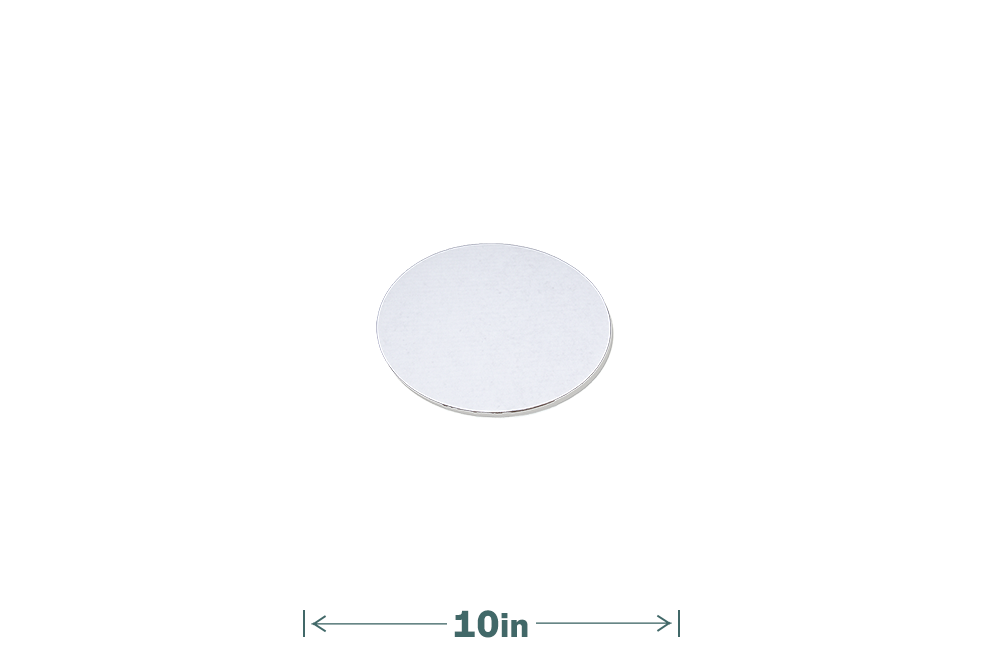 Southern Champion 10" Circle Pizza Tray 100 / cs. Manufacturer reference photo.