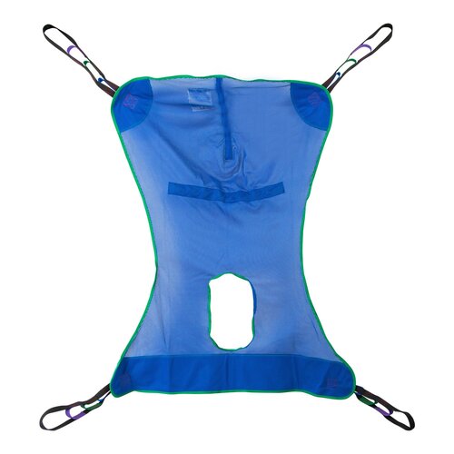 McKesson - Full Body Commode Sling 4 or 6 Point Cradle Without Head Support Medium 600 lbs. Weight Capacity