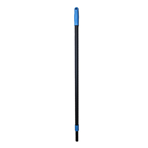 Hospeco Flat Mop Adjustable Handle 40" - 71" Black / Blue 6 / cs — manufacturer reference photo; confirm listed selling unit
