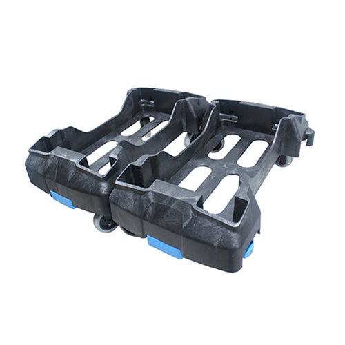 Hospeco 23 Gallon Thin Bin Dolly Black 2 / cs — manufacturer reference photo; confirm listed selling unit