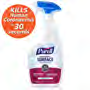 Gojo Purell Foodserv. Surface Sanitizer Capped Bottle w/ Spray Trigger 6 / 32 oz — supplier reference photo; packaging or variant may differ