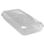 Novolex - Pactiv Danish 13.5"x6.875"x2.75" APET Clear Hinged Lid Container 100 / cs — supplier reference photo; packaging or variant may differ