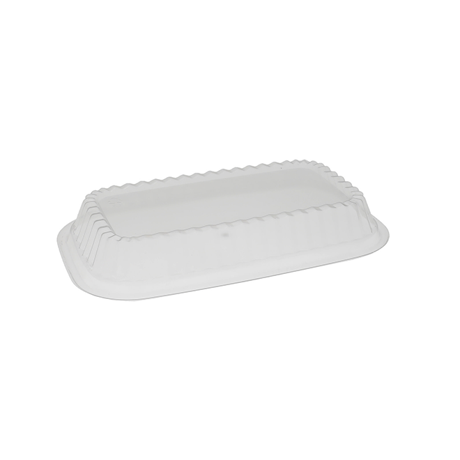 Novolex - Pactiv Clear Rectangle Shallow Lid For ClearView Med. and Lrg. Platter 600 / cs; manufacturer item reference photograph