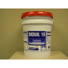 Photo shows Diamond Chemical Starco Signal 15 powder laundry detergent in a 50 lb pail. This is a same-manufacturer, same-product-type reference; the pictured product label, formulation, container format and size may differ. The item supplied is the product described in this listing. Follow its actual product label and safety data sheet for use.