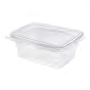 Inline Plastics Safe-T-Fresh Tamper Evident 64oz Container w/ Hinged Lid 150 / cs — supplier reference photo; packaging or variant may differ