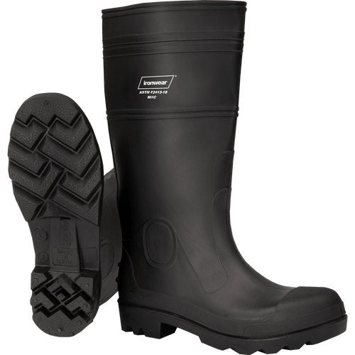 PVC BOOT STEEL TOE SZ6