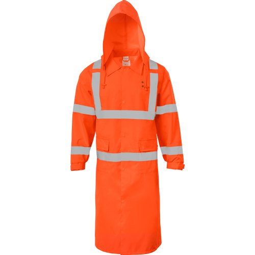 LONG COAT TUCK HOOD ORANGE FR SM