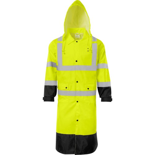 RAIN COAT CLASS 3 BLK BOTTOM 2XL