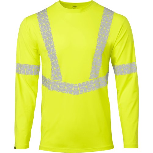 MENS LIME LONG SLEEVE CREW TAPE 3XL