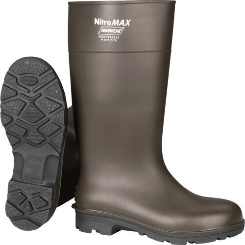 15 INCH NITRO MAX, GRAY, COMPOSITE TOE, FDA FOOD STANDARD