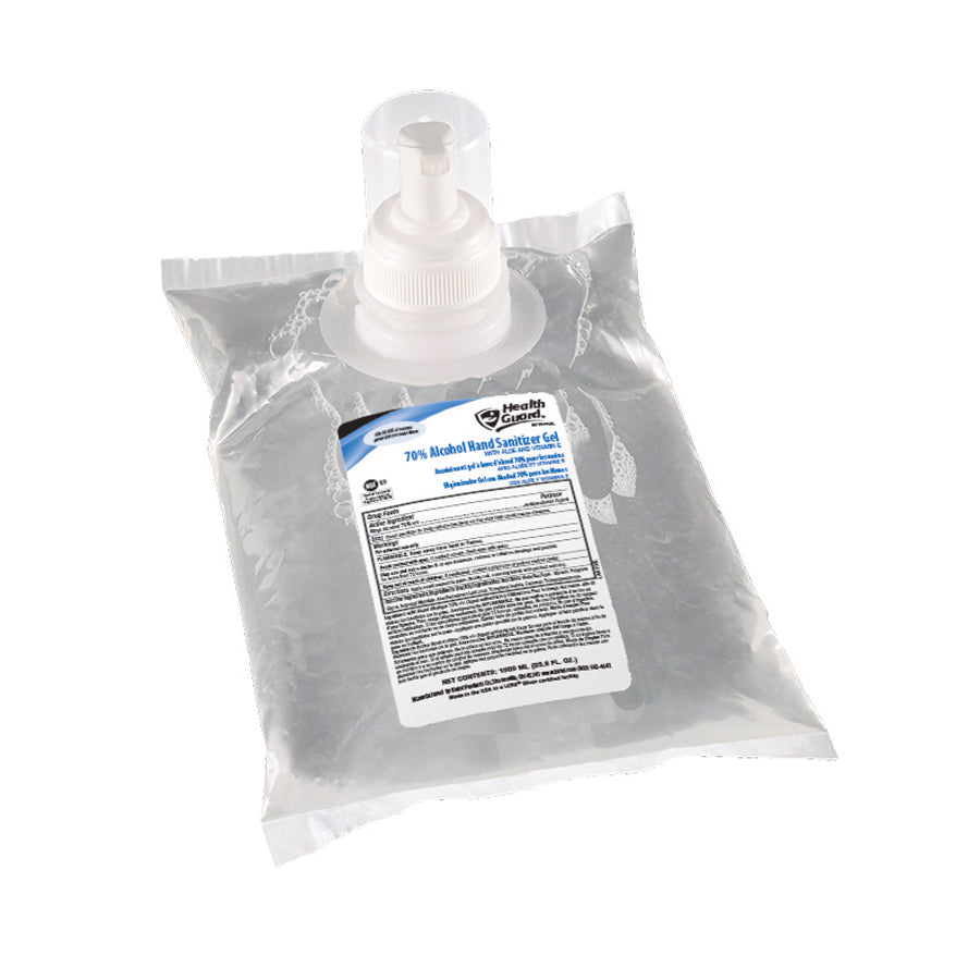Kutol Hand Sanitizer Gel 1 Liter, 70% Alcohol 6 / cs — manufacturer product photo