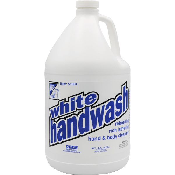 Reference image: Chemcor White Lotion Hand Soap – Coconut Scent, Universal Dispenser Compatible, 4-Gallon Case. Same product type; formula, concentration, scent, size and pack quantity may differ. The title and listed specifications describe the item offered. Follow the actual product label for use and safety directions.