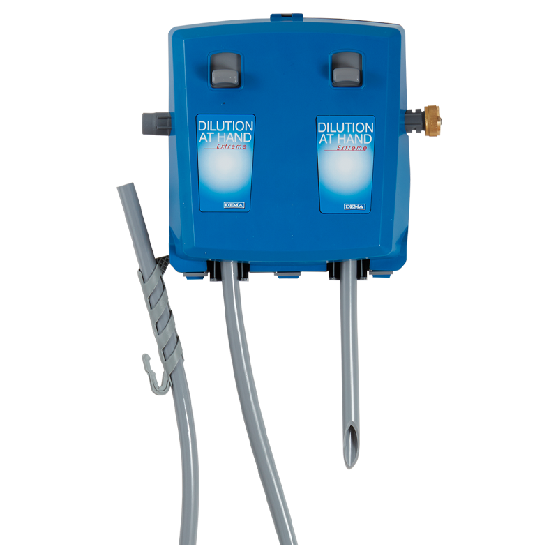 Reference image: Manufacturer DEMA 822GAP dispenser is pictured. Bright Solutions branding or labels may differ; exact included components follow this listing.