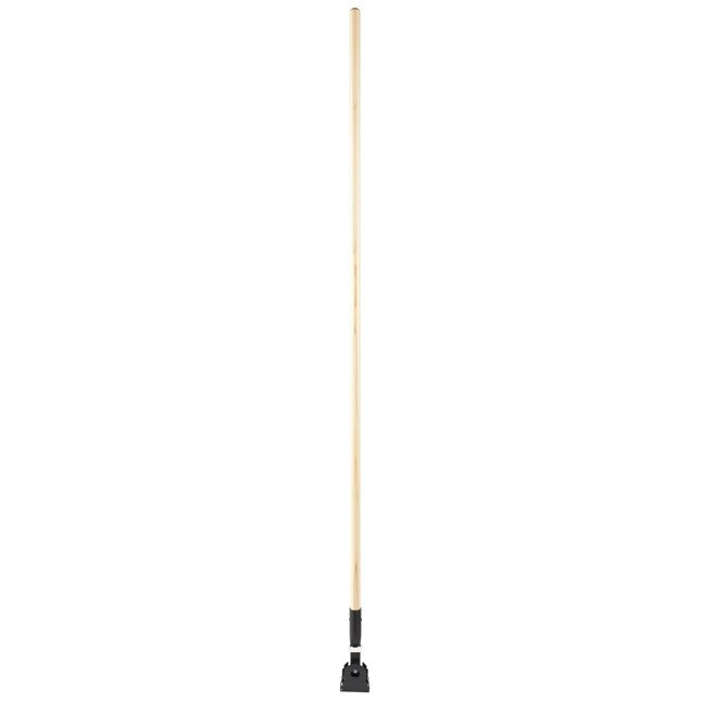 60" SNAP ON WOOD DUST MOP HANDLE, NATURAL | Official exact-model photograph; listing pack quantity remains as stated.