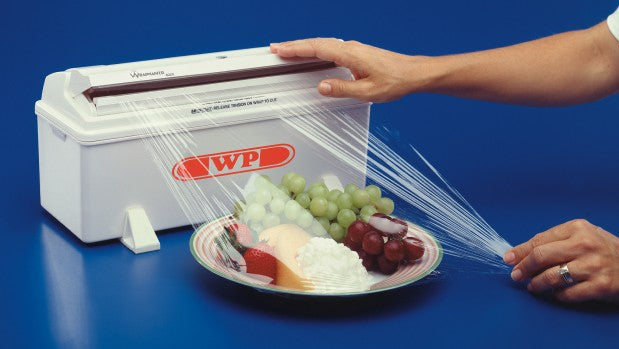 Western Plastics 18" Wrapmaster Dispenser 1 / cs — Representative Western Plastics photo of the same product type. Pictured size, model, color, gauge, packaging and quantity may differ. Use the specifications stated in this listing. Group or application photo may show packaging, equipment or options not included.