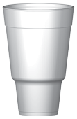 Wincup 32CC32 Cup Foam 32 oz White Pedestal 20 / 15 cs; Representative WinCup supplier photo of the same product type. Size, color, printed design, accessories and pack quantity shown may differ; this listing's specifications apply.