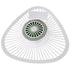 Hospeco Health Gards Urinal Screen Green / Apple w/ Non-Para Block 12 / cs