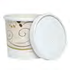 Solo Cup Container Paper 16 oz W/ Paper Vented Lid Symphony 10 / 25 cs