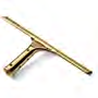 Ettore Master Brass Squeegee 16", Carded 1 / ea — representative family photo from RJ-10012-EA; size/color/pack may differ