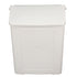 Hospeco Sanitary Napkin Receptacle Safe use White Plastic 1 / ea 4 / case