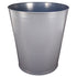 Hospeco Round Metal Wastebasket Gray 46 Quart 1 each