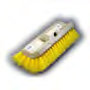 ACS Bi-Level Floor Scrub Brush Yellow, 10" 2" Trim 1 / ea — supplier reference photo; packaging or variant may differ