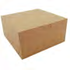Southern Champion 8" X 8" X 5" Bakery Box Kraft, Non-Window, Lock-Corner 100 / cs