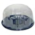Novolex - Pactiv 10" Black Cake Base Fits 9" Cake 5.25" Tall Rose Dome Combo Pack 40 / cs