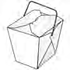 Kari-Out Food Pail Pint Plain with Wire Handle 10/50