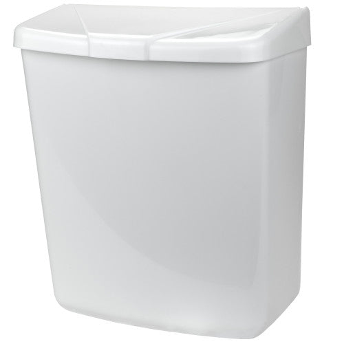 Hospeco White Waste Receptacle Plastic  1 / ea — manufacturer reference photo; confirm listed selling unit