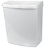 Hospeco White Waste Receptacle Plastic  1 / ea
