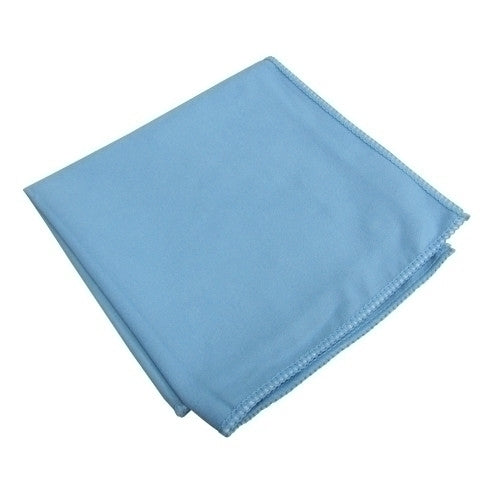 Hospeco 15x15in Glass/Mirror Towel Blue 12 / DZ — manufacturer reference photo; confirm listed selling unit