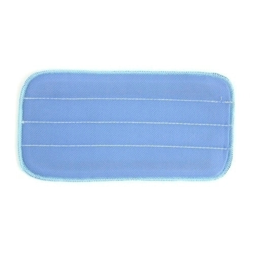 Hospeco Microworks Flat Microfiber Pad 11" Blue 16 / cs — manufacturer reference photo; confirm listed selling unit