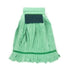 Hospeco Microfiber Strip Wet Mop Green, Mircofiber, Med 24 / cs