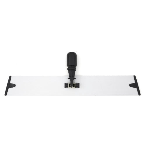 Hospeco Aluminum Flat Mop Base for 24" Pad 5" x 22" Gray, MicroWorks 1 / ea — manufacturer reference photo; confirm listed selling unit