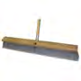 ABCO 18" Wood Push Broom Head Gray 3" Flagged PP Bristles 1 / ea — supplier reference photo; packaging or variant may differ