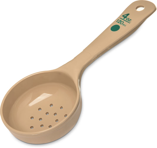 CFS Brands Measure Miser Perf Short Handle 4 oz, Beige 12 / cs — manufacturer reference photo; confirm listed SKU and selling unit