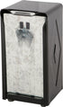 CFS Brands Classic Tabletop Napkin Dispenser Black Stainless Holds 150 Tallfold 1 / ea