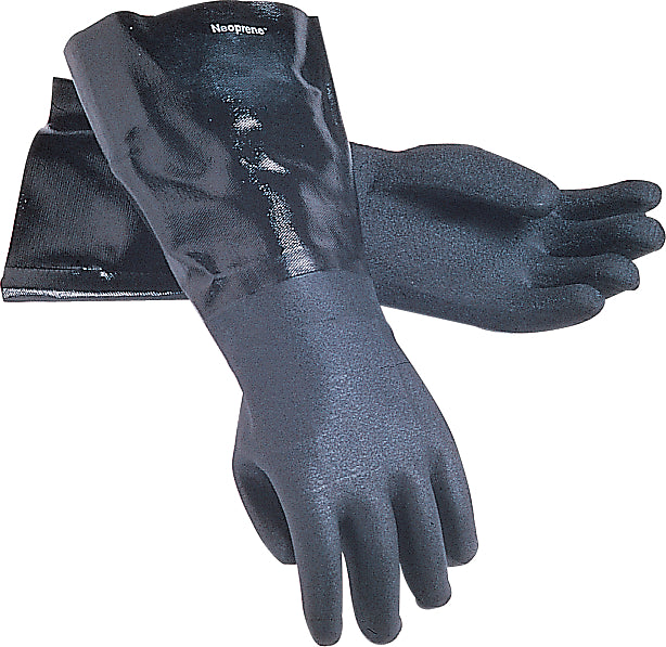 CFS Brands Neoprene Dishwashing Gloves Extra Large , Black 1 Pair — manufacturer reference photo; confirm listed SKU and selling unit