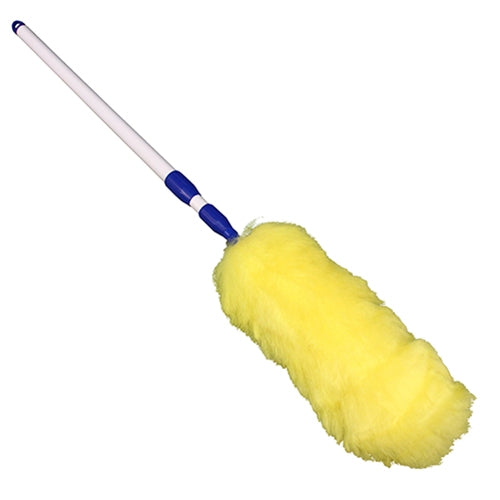 Hospeco Lambswool Duster Telescopic Handle 33" to 60" 1 / ea — manufacturer reference photo; confirm listed selling unit
