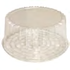 Novolex - Pactiv 10" Cake Container w/5" Deep Dome Clear Base / Clear Dome 55 / cs