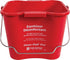 CFS Brands Kleen-Pail Pro Sanitation Pail 6 Qt Red Polypropylene 1 / ea