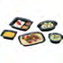 Novolex - Pactiv 16oz Black Oval Casserole Container Micromax 7.88" x 5.25" x 2.5" 252 / cs