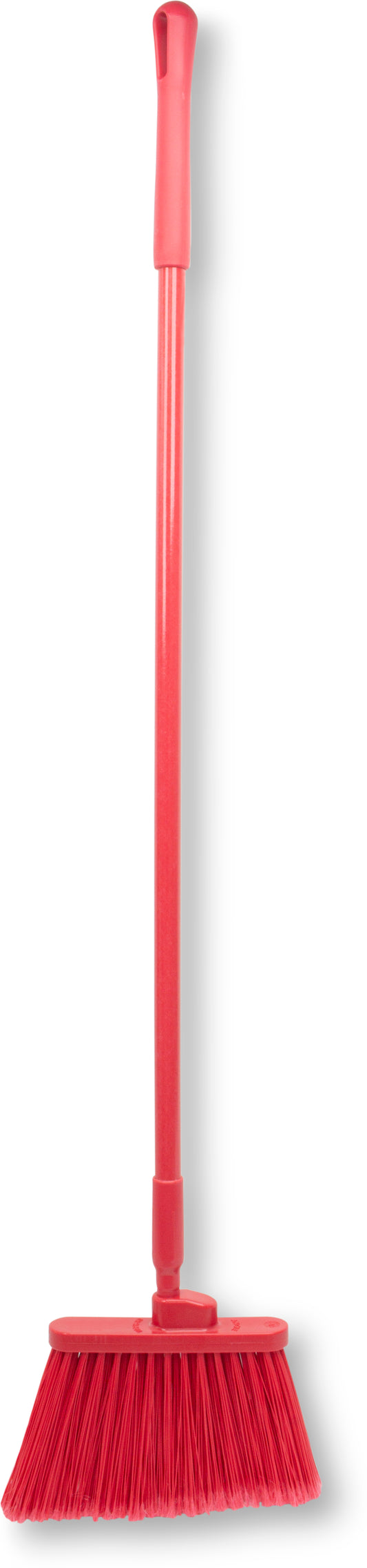 CFS Brands Duo-Sweep Broom w/ Handle 56", Red 1 / ea — manufacturer reference photo; confirm listed SKU and selling unit